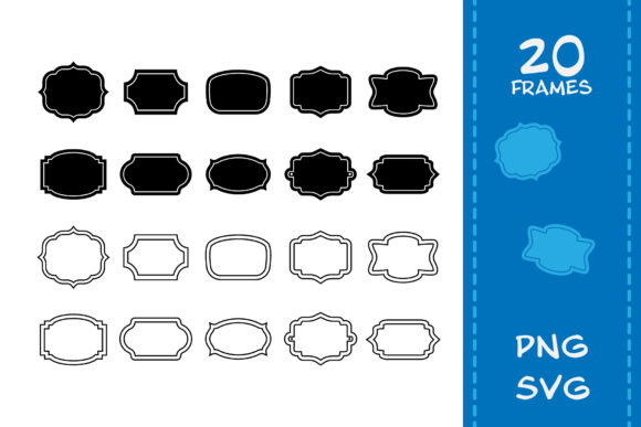 20 Decorative Frame Elements for Your DIY Project and Creative Designs