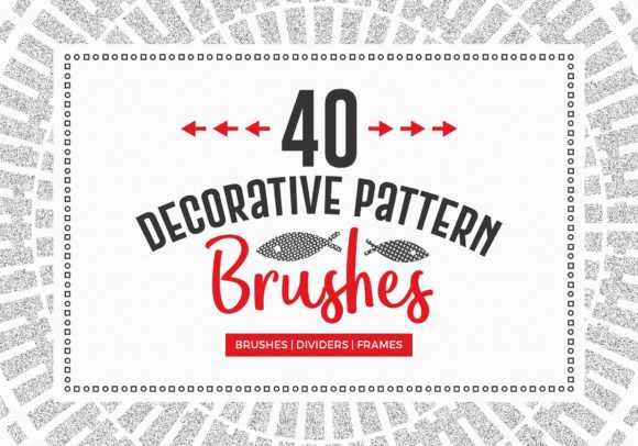 40 Decorative Pattern Brushes
