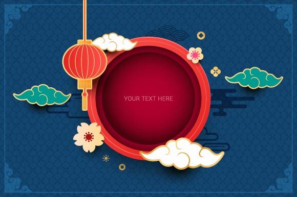 Chinese New Year Decorative Background