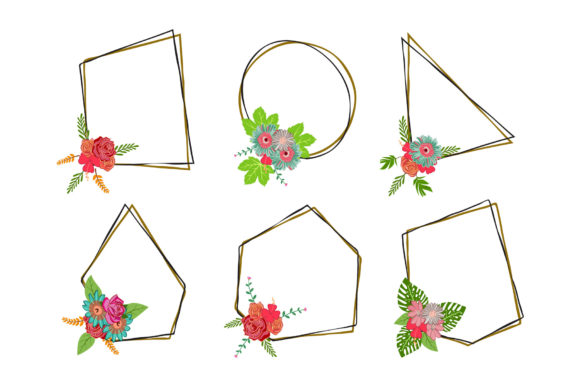 Colorful Decorative Floral Object