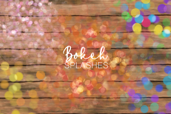 Decorative Bokeh Light Confetti Splashes: Enhancing Creativity in Design Projects