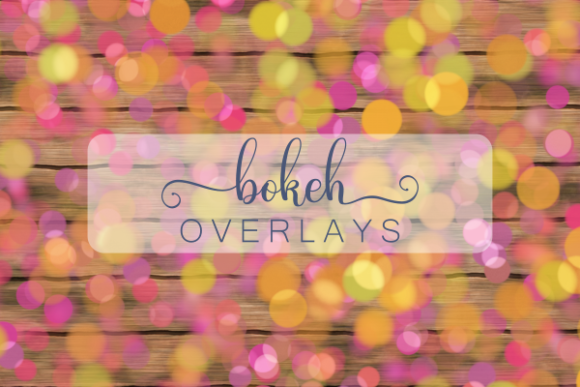 Decorative Bokeh Overlay Backgrounds