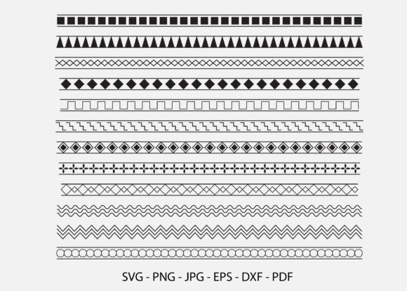 Decorative Border Patterns, 12 Patterned: A Versatile Tool for Creative Projects