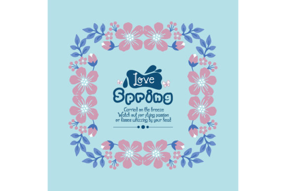 Decorative Love Spring Greeting Card: A Timeless Expression of Affection