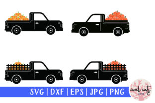 Decorative Pumpkin Truck
