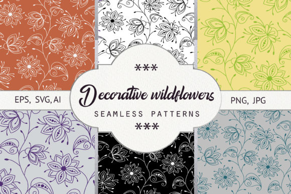 Decorative Wildflowers: The Beauty of Seamless Patterns in Design