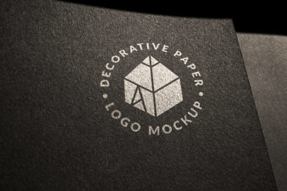 Enhancing Your Brand Identity with Decorative Paper Logo Mockup 2