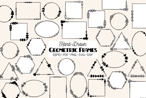 Geometric Frame Decorative Border: A Versatile Tool for Creative Projects