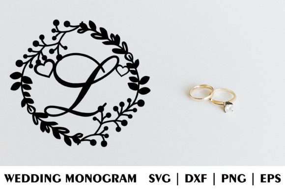 Letter L Wedding Decorative Monogram