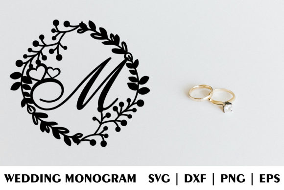 Letter M of Wedding Decorative Monogram: A Unique Design for Personalized Wedding Decor