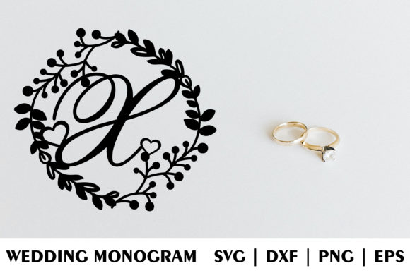 Letter X of Wedding Decorative Monogram: A Beautiful and Versatile Design for Your Special Day