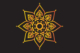 Mandala Graphic in Floral Design: A Versatile Art Form for Creative Expression
