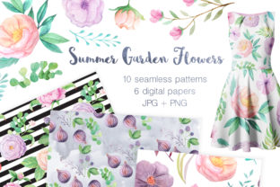 Summer Floral Seamless Patterns: A Versatile Design Resource for Creative Projects