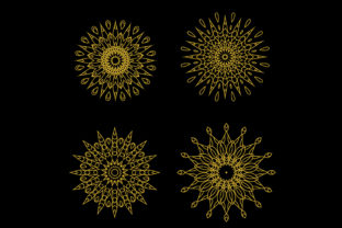 The Art and Versatility of Mandala 119: A Golden Design Bundle for Modern Creativity