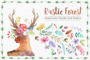 Watercolor Rustic Forest Set: A Versatile Tool for Creative Projects